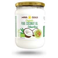 Óleo de coco desodorizado 500 ml de óleo - Maya Gold Organic