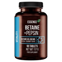 Betaína + pepsina 90 tabletes - Essence Nutrition