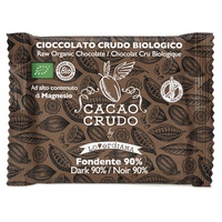 90% barra de chocolate amargo orgânico 30 g - Cacao Crudo