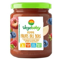 Pequenos potes Baby Apple Berries 6 meses 120 g - Vegebaby