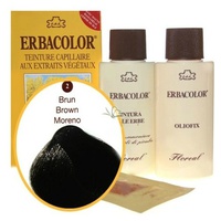 3 Erbacolor marrom oscuro 120 ml - Erbacolor