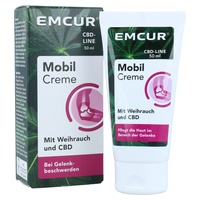 Creme EMCUR Mobil com incenso e CBD 50 ml - Emcur