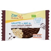 Bolinhos de milho cobertos com chocolate amargo 32 g - Zer%Glutine