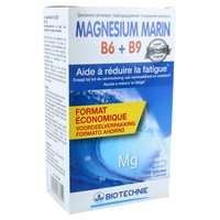 Magnésio Marinho B6 + B9 + Cálcio 100 cápsulas - Biotechnie