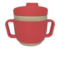 Caneca Infantil Aprendizagem Silicone Rosa 1 unidade - The Dida