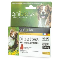 Pipetas Antiparasitárias Cão Grande 2 unidades - Anibiolys