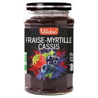 Delícia de Morango, Mirtilo e Cassis 290 g - Vitabio