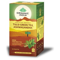 Ashwagandha Green Tea 25 saquetas de infusão - Organic India