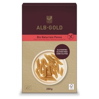 Arroz integral penne 250 g - ALB-GOLD