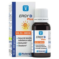 Ergy D mais vitamina D3 15 ml - Nutergia