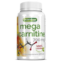 Mega l-carnitina 120 cápsulas de 700mg - Quamtrax Nutrition