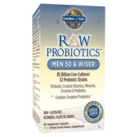 Probióticos crus homens 50 e mais sábios 90 cápsulas vegetais - Garden of Life