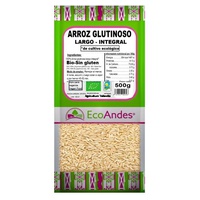 Arroz Glutinoso Castanho Longo 500 g - EcoAndes