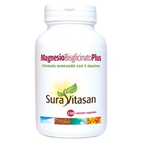 Magnésio Bisglicinato Plus 120 cápsulas vegetais - Sura Vitasan