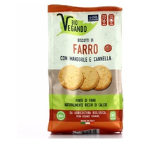 Biscoitos Biovegando Farro Com Amêndoas E Canela 250 g - Sottolestelle