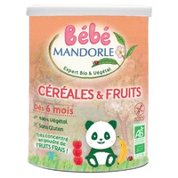 Cereais & Frutas a partir dos 6 meses sem Glúten Bio 400 g de pó - La Mandorle