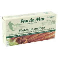 Filetes de anchovas Bio 50 g - Pan do Mar