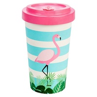 Caneca Pink Flamingos 1 unidade - Woodway