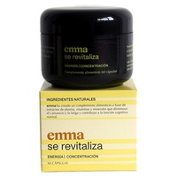 emma é revitalizada – energia e concentração 60 cápsulas - emma health