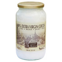 Óleo de Coco Extra Virgem Bio 1000 ml de creme - Amanprana