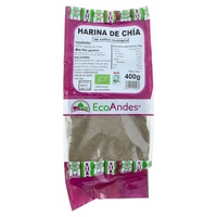 Farinha de chia 400 g de pó - EcoAndes