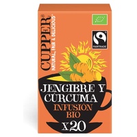 Infusão de Gengibre e Cúrcuma 20 saquetas (Gengibre) - Cupper