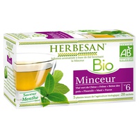 Infusão Emagrecimento Bio 20 saquetas de infusão (Menta) - Herbesan