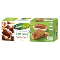 Pequenos Bolos de Castanha Bio 6 unidades - Valpibio