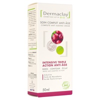 Creme Dia Intensivo Tripla Ação Anti-Age Bio 50 ml de creme - Dermaclay