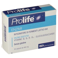 Enzimas 30 cápsulas de 490mg - Prolife