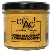 Patê de Mousse de Butternut com Queijo Rochefort Bio 100 g - CLAC!