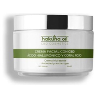 Creme facial anti-rugas 100 mg de CBD 50 ml de creme - Hakuna Oil