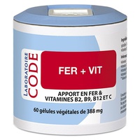 Ferro + Vit - Piliulier 60 cápsulas de 388mg - Laboratoire Code