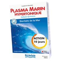 Plasma Marinho Hipertónico 20 ampolas de 10ml - Biotechnie