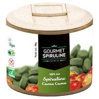 Comprimidos Spirulina Camu-Camu Pill Box 180 comprimidos - Gourmet spiruline