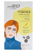 Máscara facial Miranda Cream - pele oleosa banana - 05 10 ml de creme (Banana) - Purobio