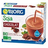 Bebida Mini de Soja com Chocolate e Cálcio Bio 3 unidades - Bjorg