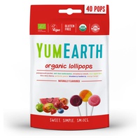 Fruta Lollipops 8 Sabores Bio 40 unidades (Frutos) - Yumearth