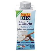 Creme de Coco para Cozinhar 200 ml - Isola Bio