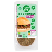 Hambúrguer de tofu e espinafre 160 g - Happy Bio