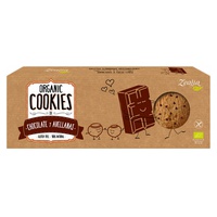 Biscoitos de chocolate e avelã sem glúten 135 g - Zealia