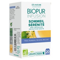 Infusão Sono e Serenidade Bio 20 saquetas de infusão - Biopur