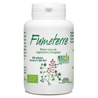 Parte aérea fumitiva flor orgânica 200 mg 200 cápsulas vegetais - GPH Diffusion