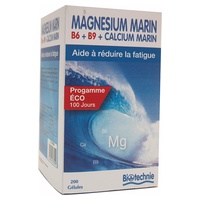 Magnésio Marinho B6 200 cápsulas - Biotechnie