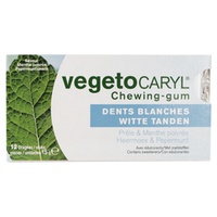 Pastilha Elástica Dentes Brancos 12 unidades - Vegetocaryl