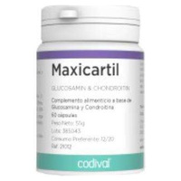 Maxicartil Glucosamina e Condroitina 60 cápsulas - Codival