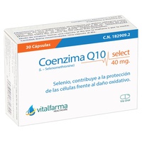 Coenzima Q10 Select 30 cápsulas de 100mg - Vitalfarma