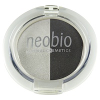 Duo Eyeshadow 03 cinza claro e escuro 1 unidade (Cinzento) - Neobio