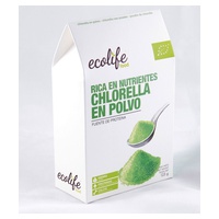 Clorella em pó Bio 125 g - Ecolife Food
