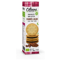 Mini Biscoitos Recheados Bio 125 g (Cacau) - Céliane Gluten Free